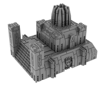 3D Printable STL Necron Temple Terrain Scenery